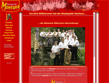 Tablet Screenshot of blaskapelle-montana.net